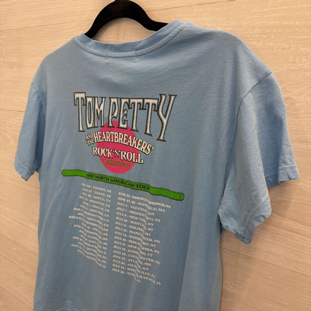 Day Dreamer Blue/ Multi Tom Petty Short Sleeve Graphic Tee Medium