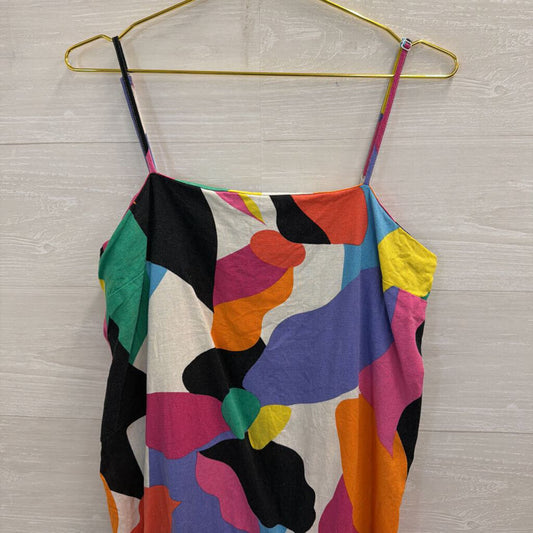 A New Day Multi Color Print Shift Dress Medium