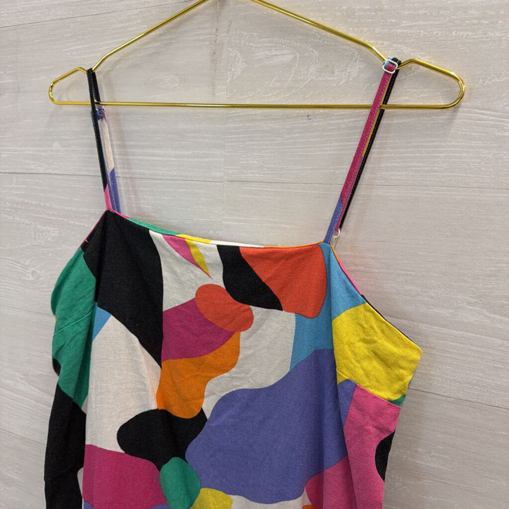 A New Day Multi Color Print Shift Dress Medium