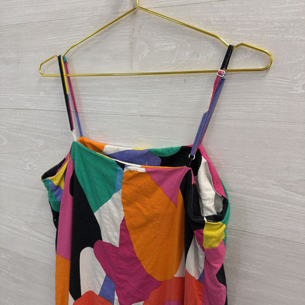 A New Day Multi Color Print Shift Dress Medium