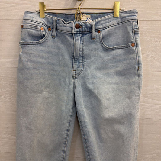 Madewell Light Wash Mid Rise Classic Straight Leg Jeans 29