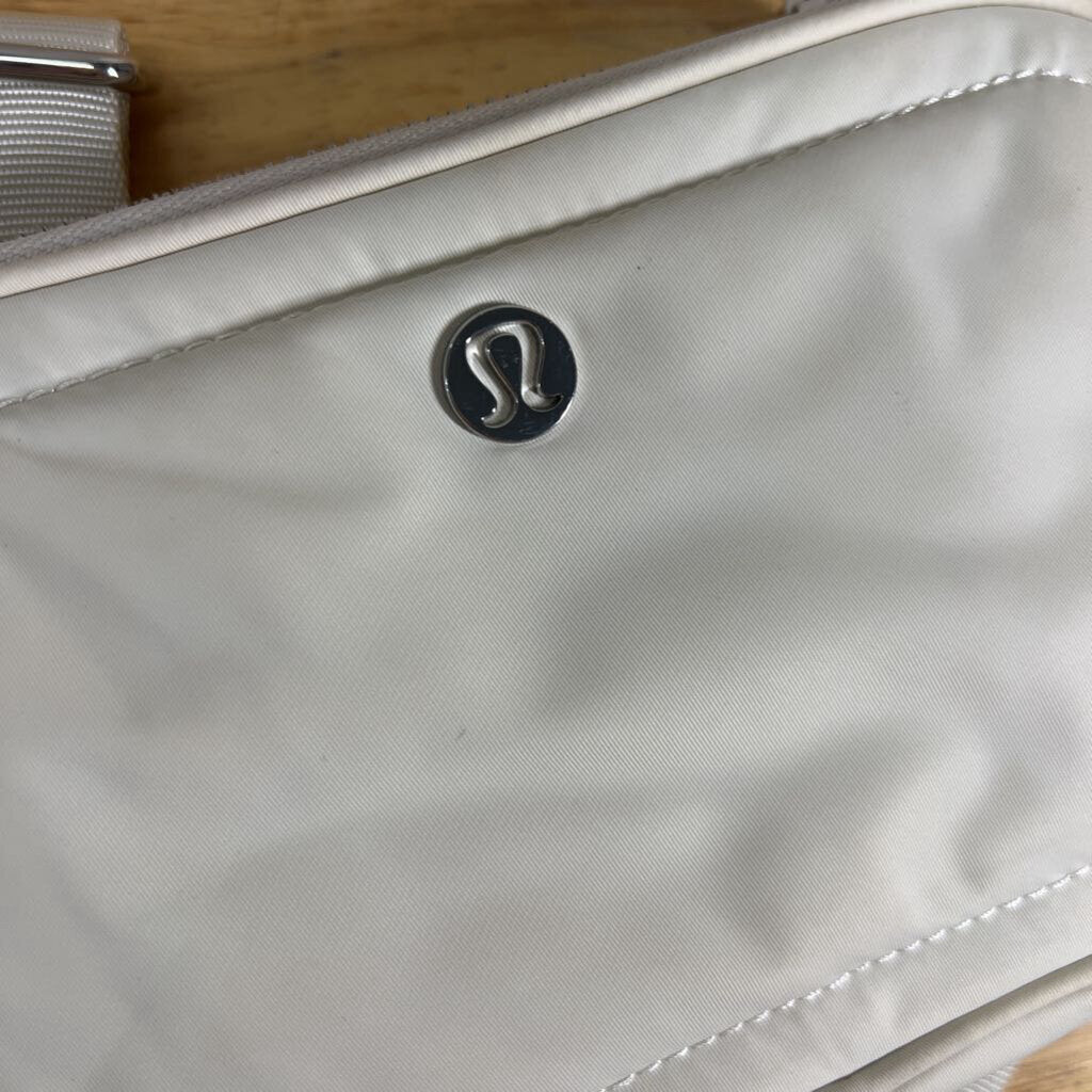 Lululemon Cream Crossbody Camera Bag