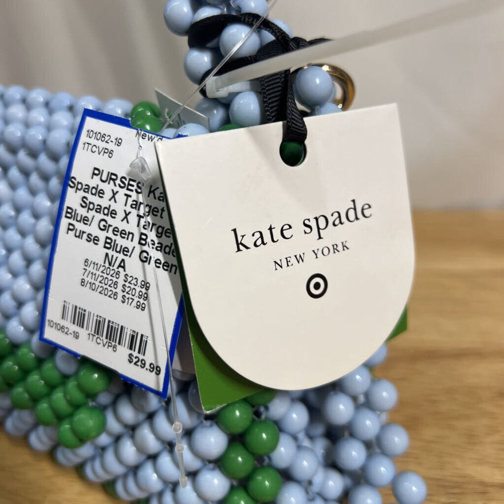 Kate Spade X Target Blue/ Green Beaded Purse