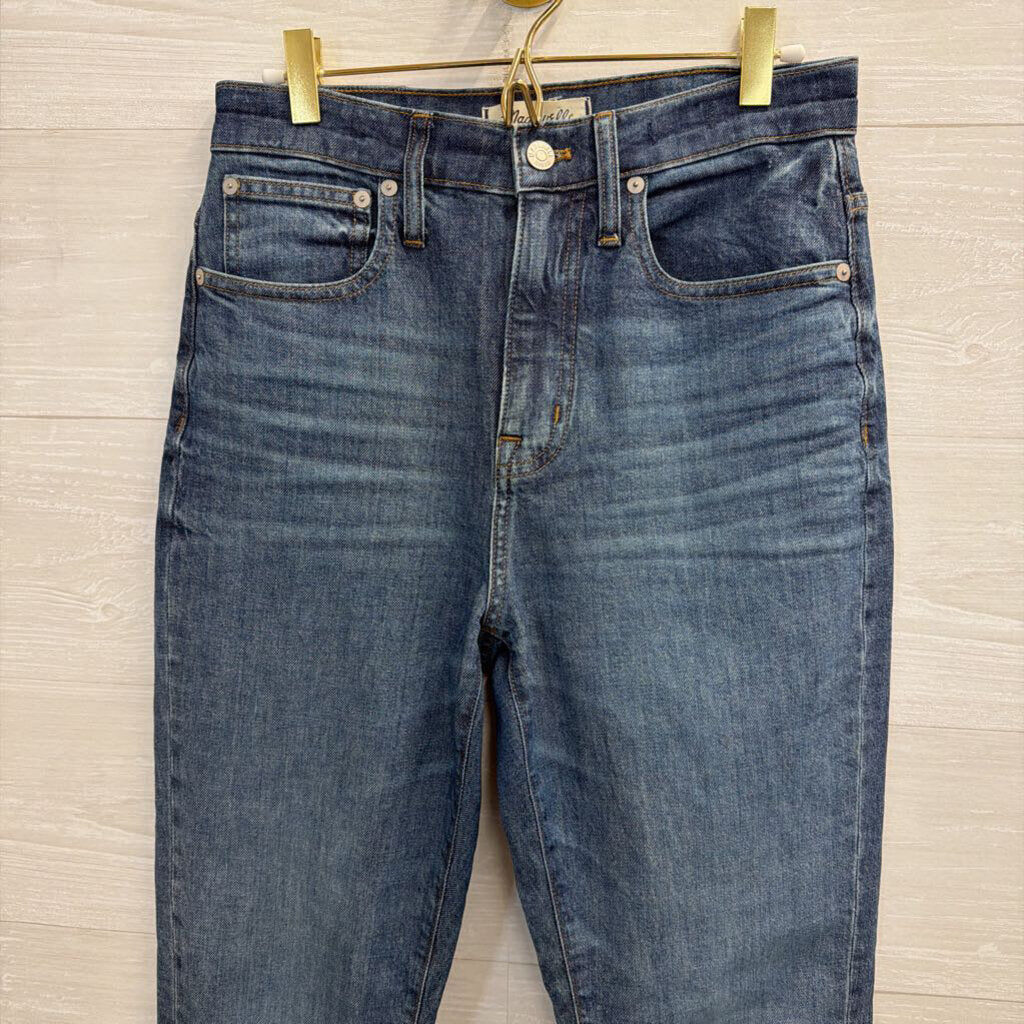 Madewell Dark Wash The High Rise Slim Boy Jeans 26