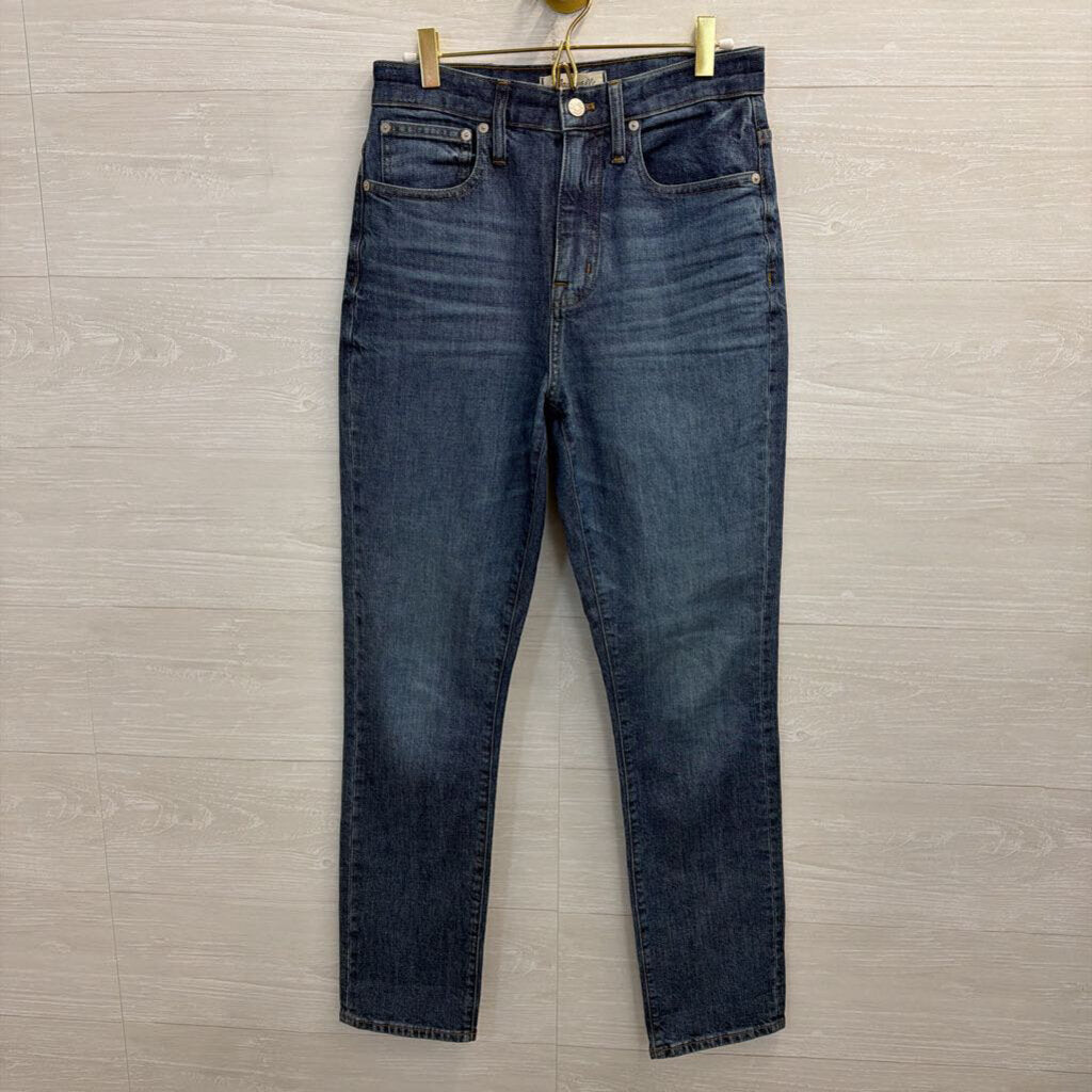 Madewell Dark Wash The High Rise Slim Boy Jeans 26