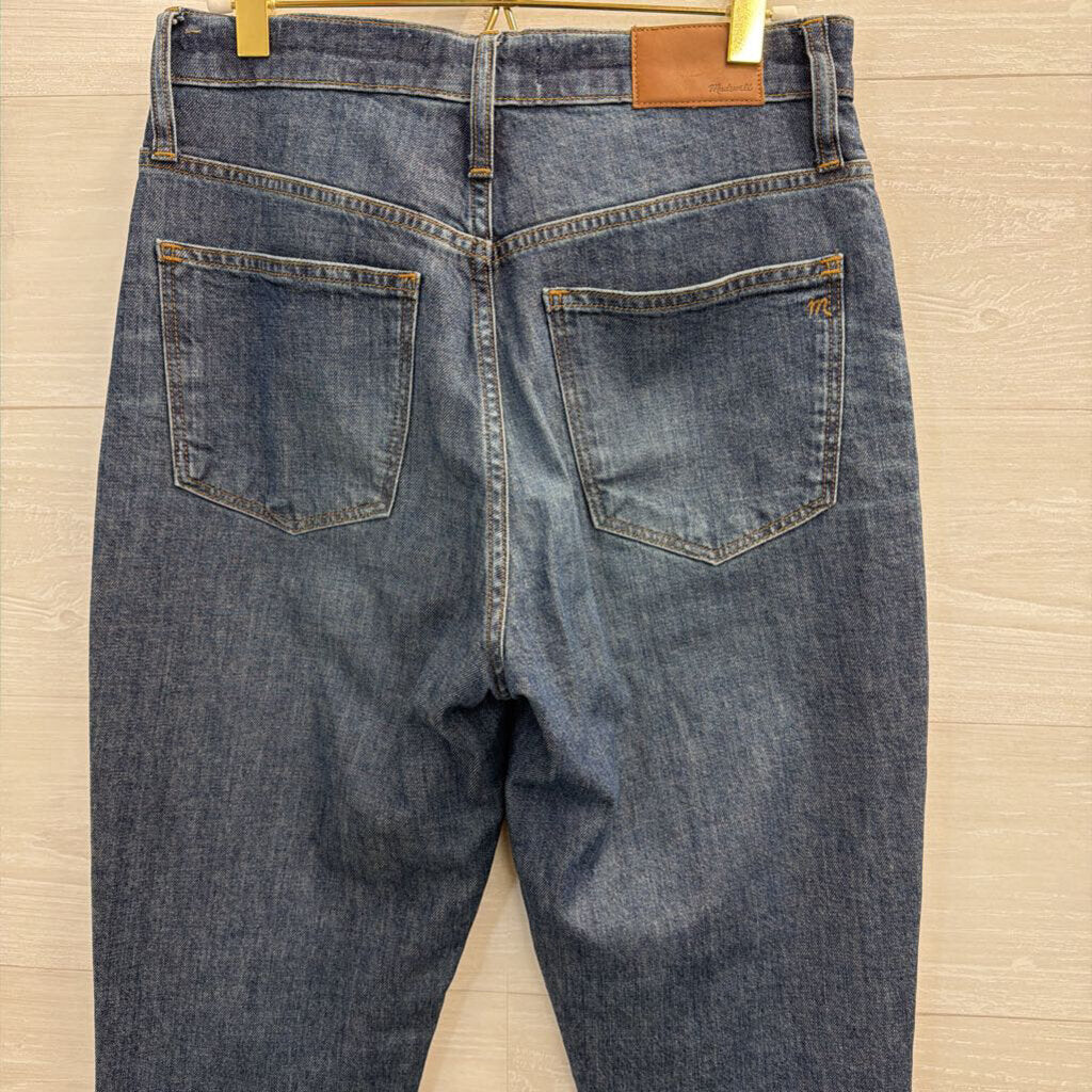 Madewell Dark Wash The High Rise Slim Boy Jeans 26