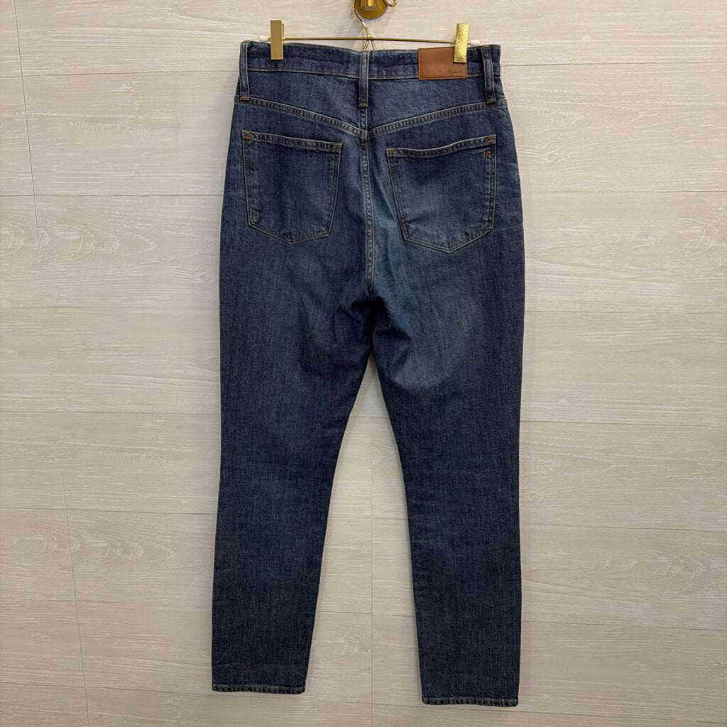 Madewell Dark Wash The High Rise Slim Boy Jeans 26