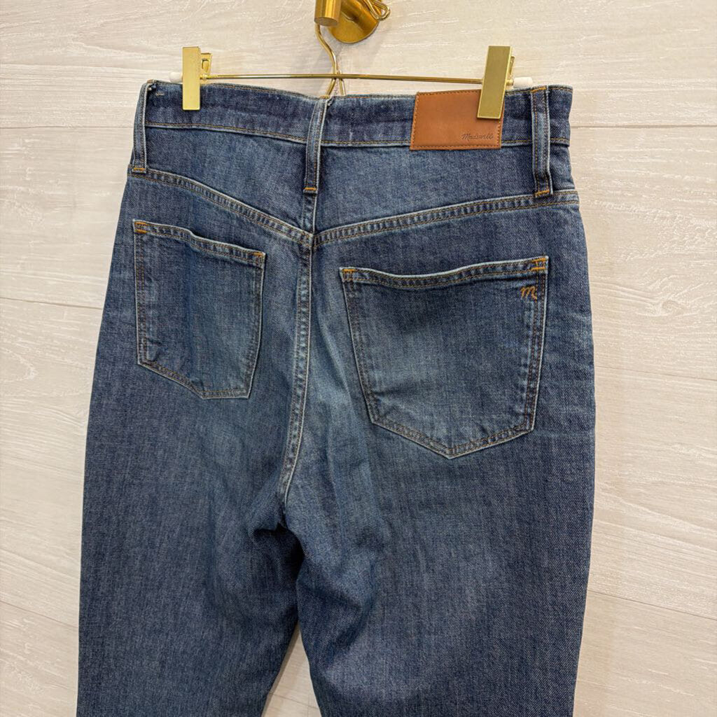 Madewell Dark Wash The High Rise Slim Boy Jeans 26