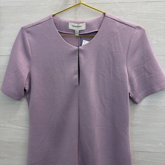 Banana Republic Purple Short Sleeve Top Small