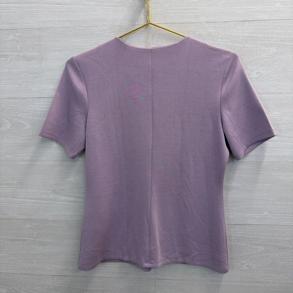 Banana Republic Purple Short Sleeve Top Small