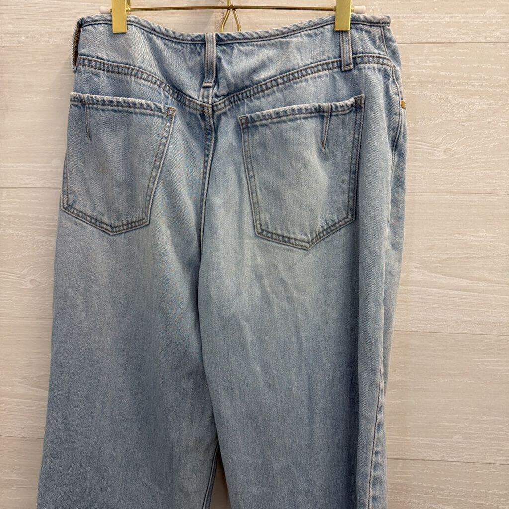 Level 99 Light Wash Wide Leg Jeans 29