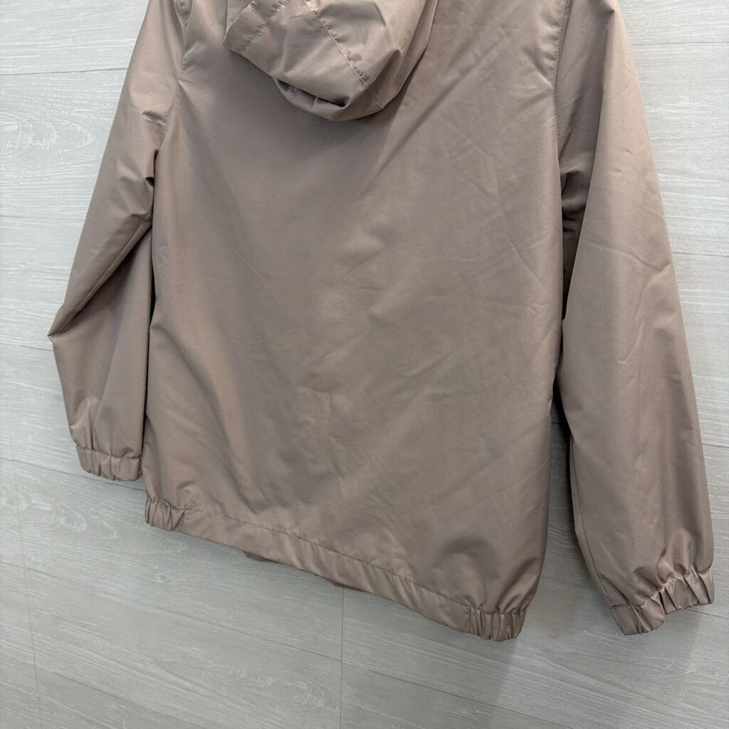Spyder Grey/ Black Side Logo Stripe Zip Up Hooded Jacket Medium