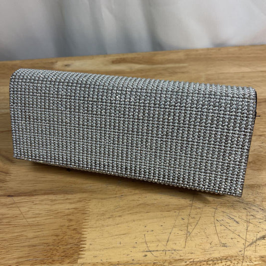 Silver Rhinestone/ Pearl Crossbody Purse