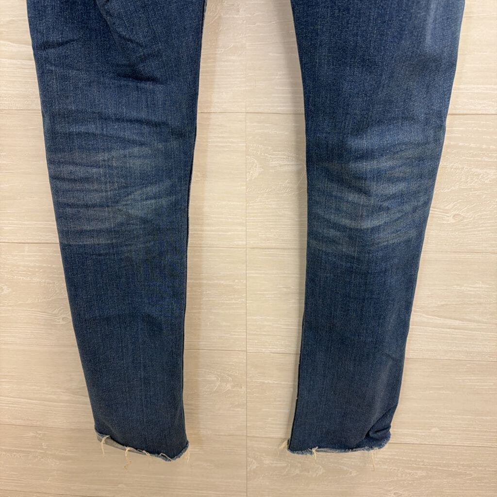 Pilcro Medium Wash Slim Straight Jeans 27