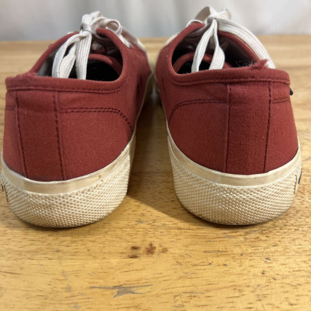 SeaVees Monterey Red Canvas Sneakers 9