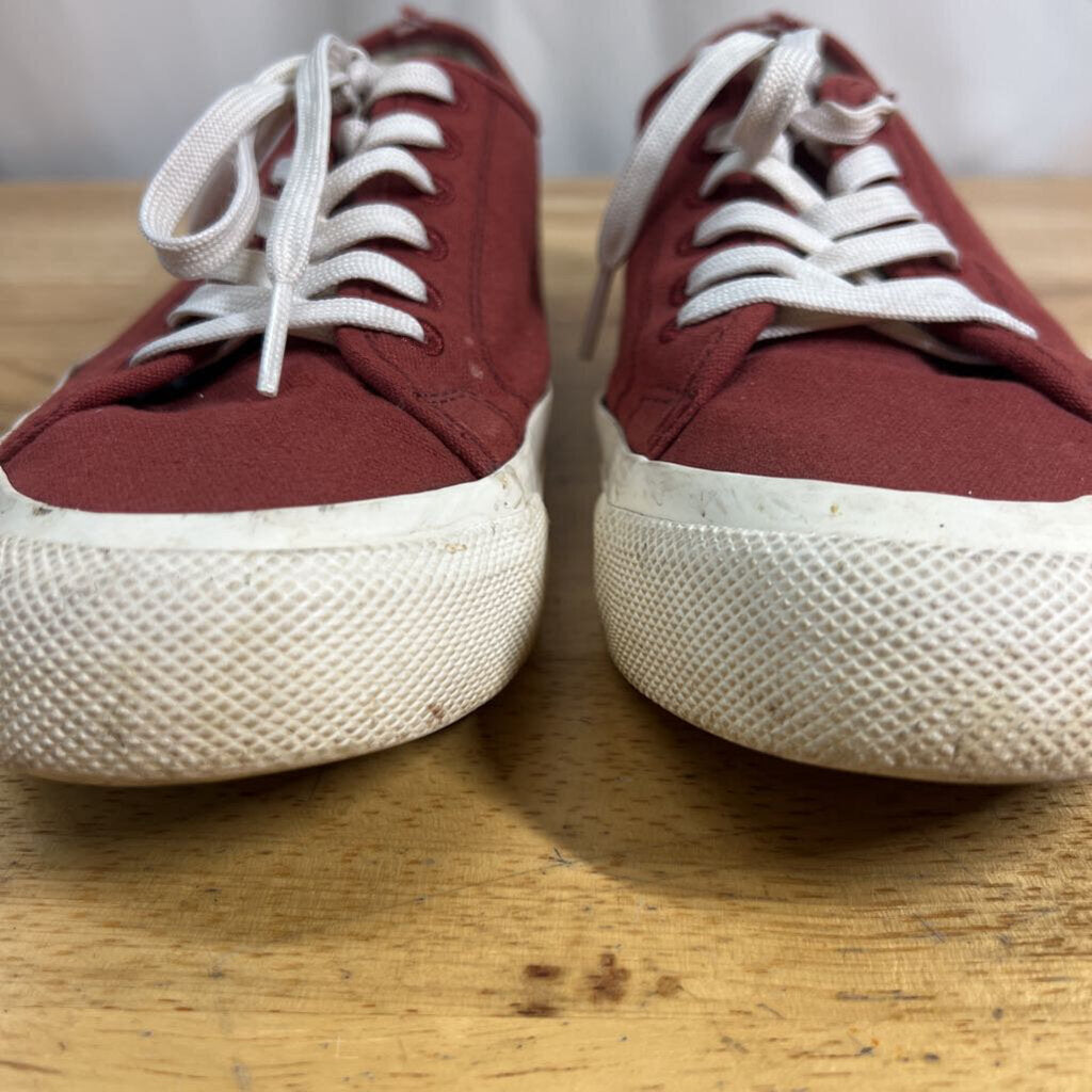 SeaVees Monterey Red Canvas Sneakers 9