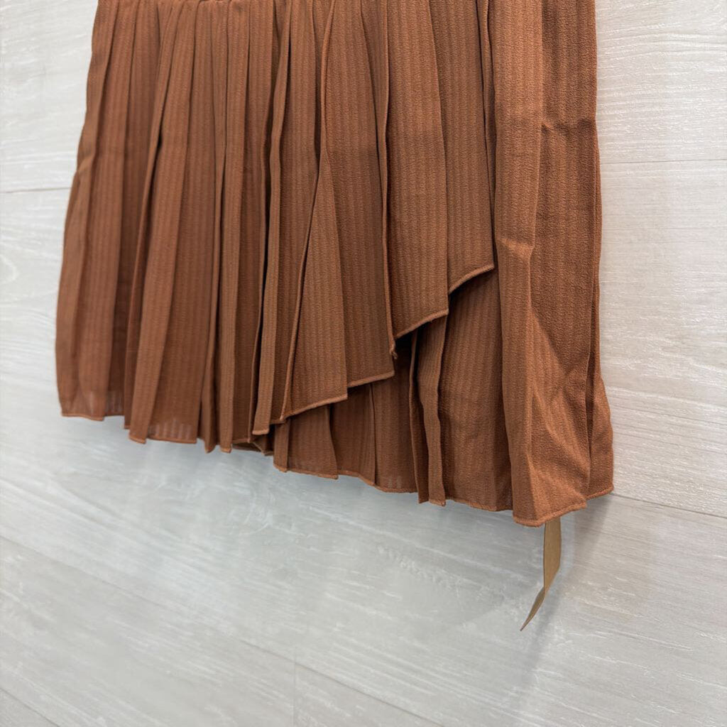 Berlook Brown Pleated Athletic Skort Medium