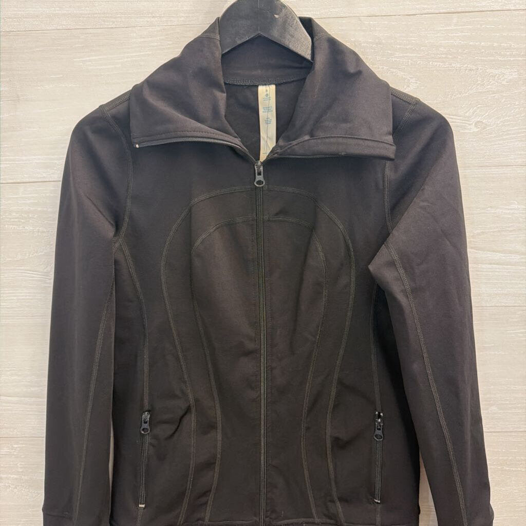 Lululemon Black Long Sleeve Zip Up Jacket 8