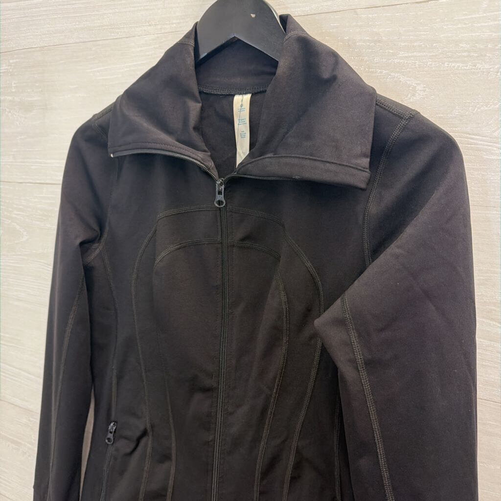 Lululemon Black Long Sleeve Zip Up Jacket 8