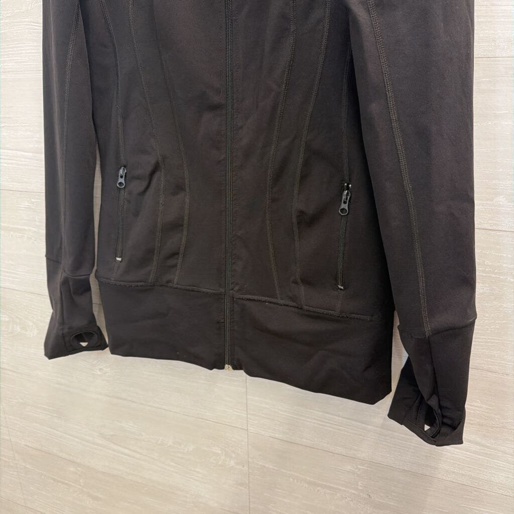 Lululemon Black Long Sleeve Zip Up Jacket 8