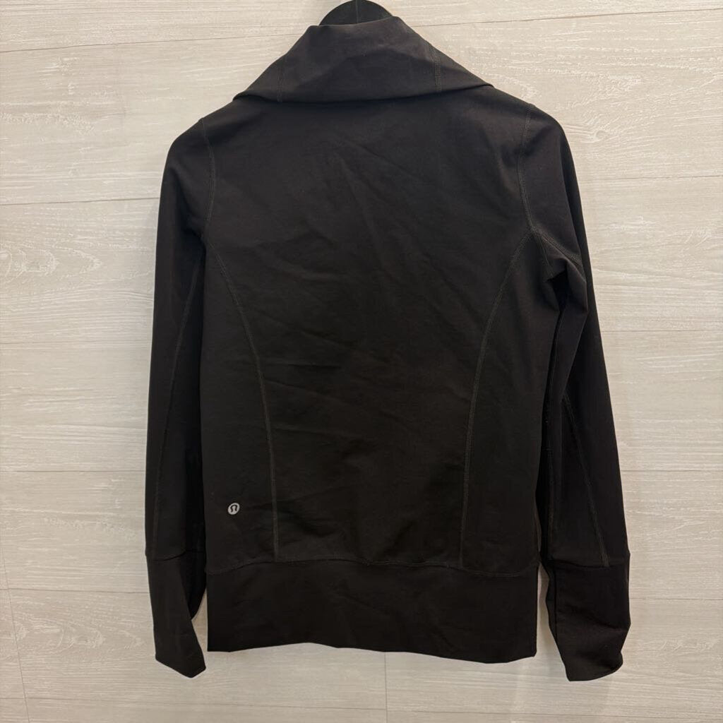 Lululemon Black Long Sleeve Zip Up Jacket 8