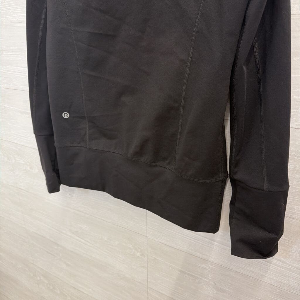 Lululemon Black Long Sleeve Zip Up Jacket 8