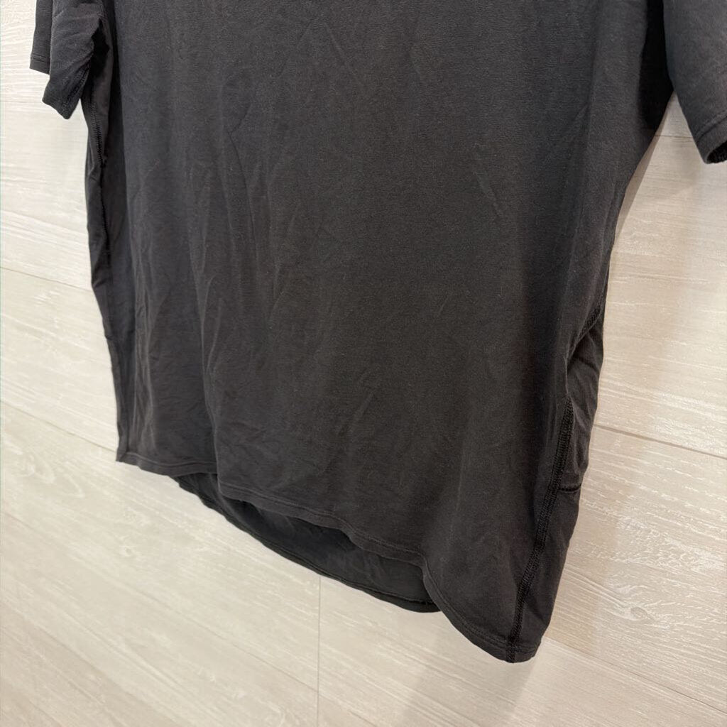 Lululemon Black Short Sleeve Boxy Top Medium