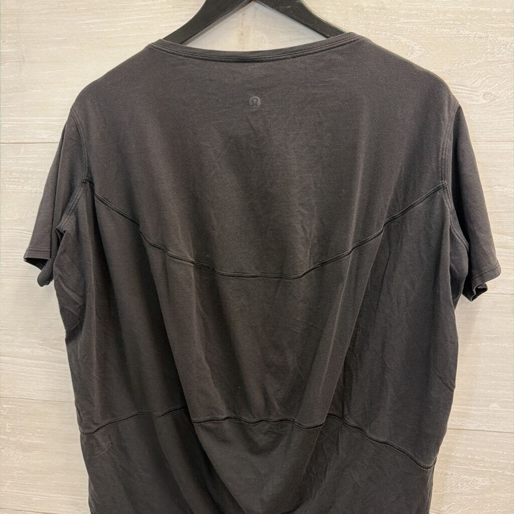 Lululemon Black Short Sleeve Boxy Top Medium