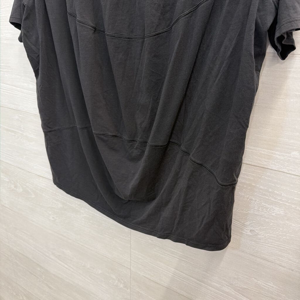 Lululemon Black Short Sleeve Boxy Top Medium
