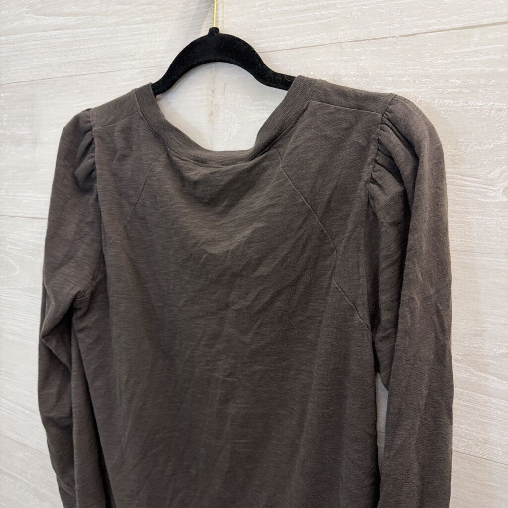 Veronica Beard Jeans Grey Long sleeve Top Small
