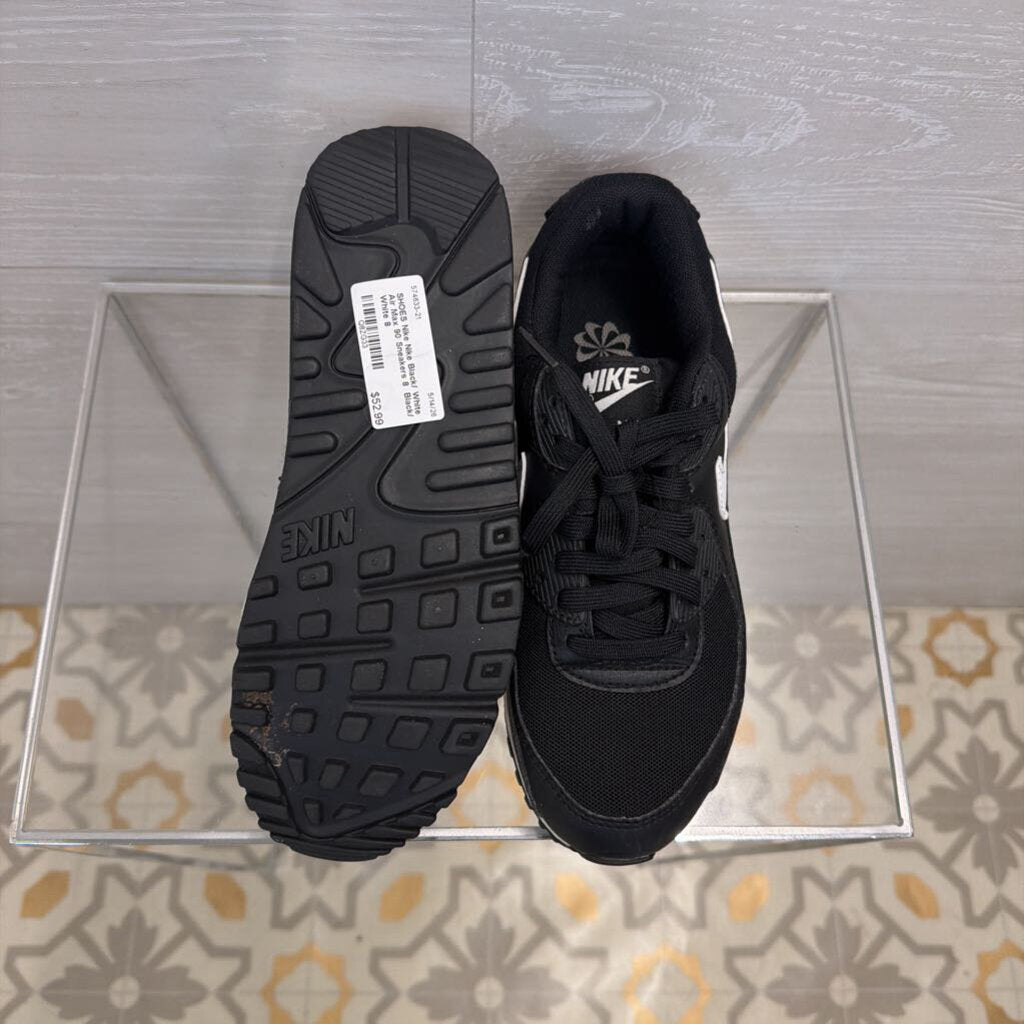 Nike Black/ White Air Max 90 Sneakers 8