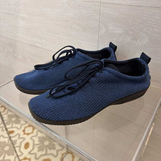Arcopedico LS Blue Stretch Knit Lace Up Shoes 40