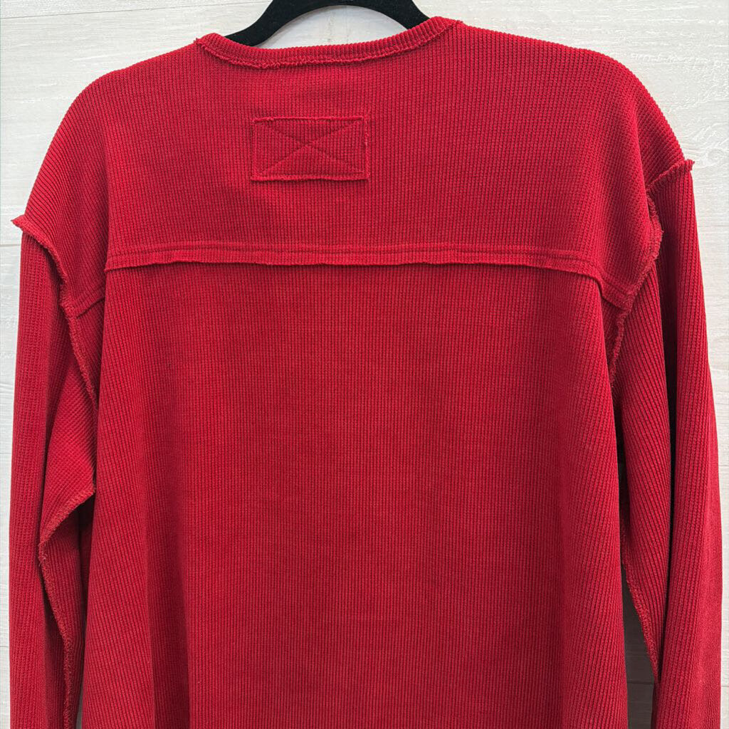 Jodifl Red Long Sleeve Top Large