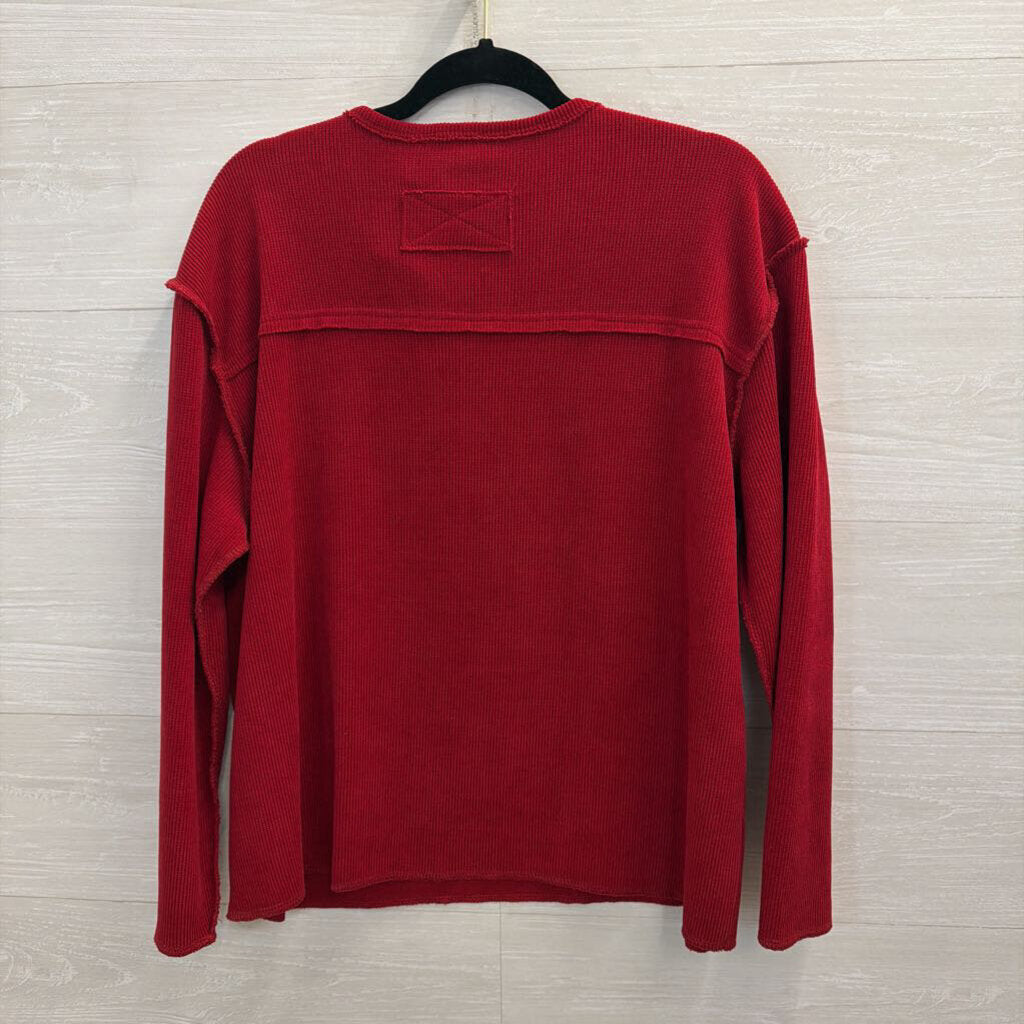 Jodifl Red Long Sleeve Top Large