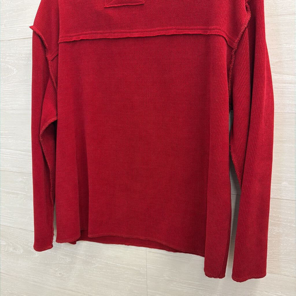 Jodifl Red Long Sleeve Top Large