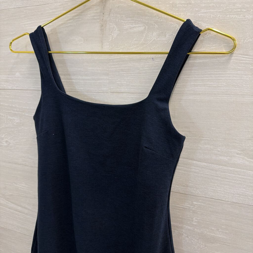 Beyond Yoga Navy Soft Sleeveless Midi Dress Extra Small