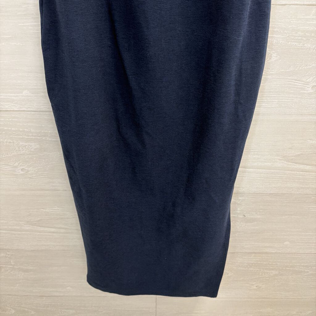 Beyond Yoga Navy Soft Sleeveless Midi Dress Extra Small