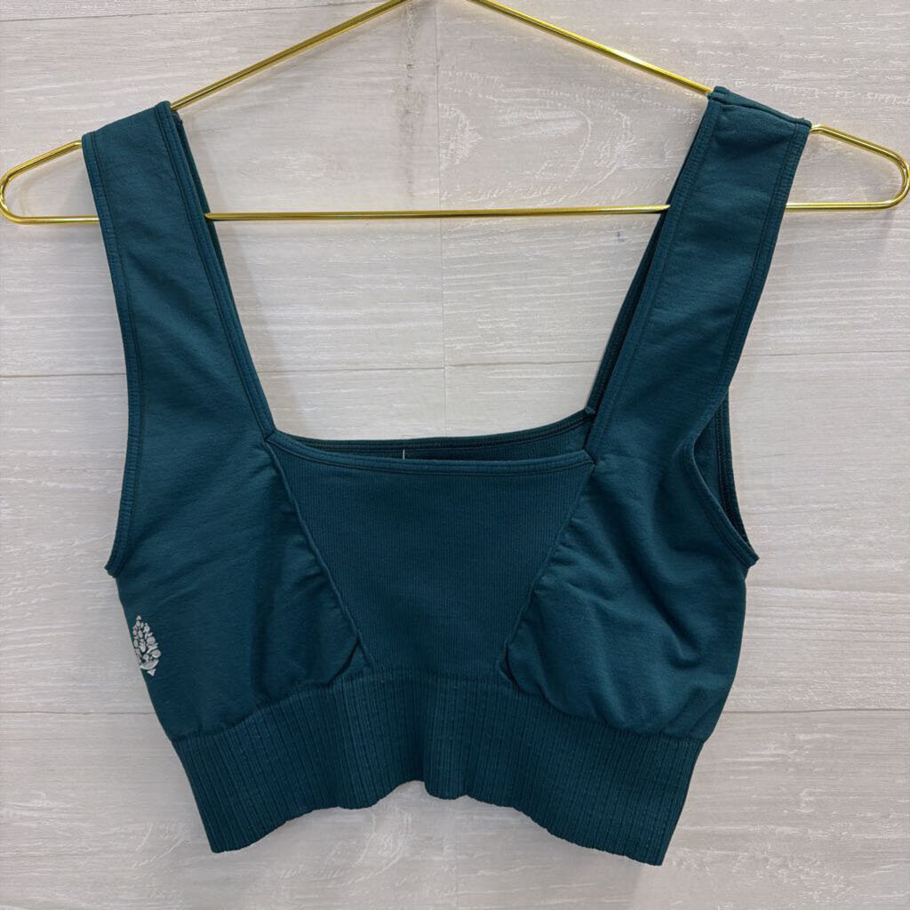 FP Movement Teal Cropped Athletic Top Medium/ Large