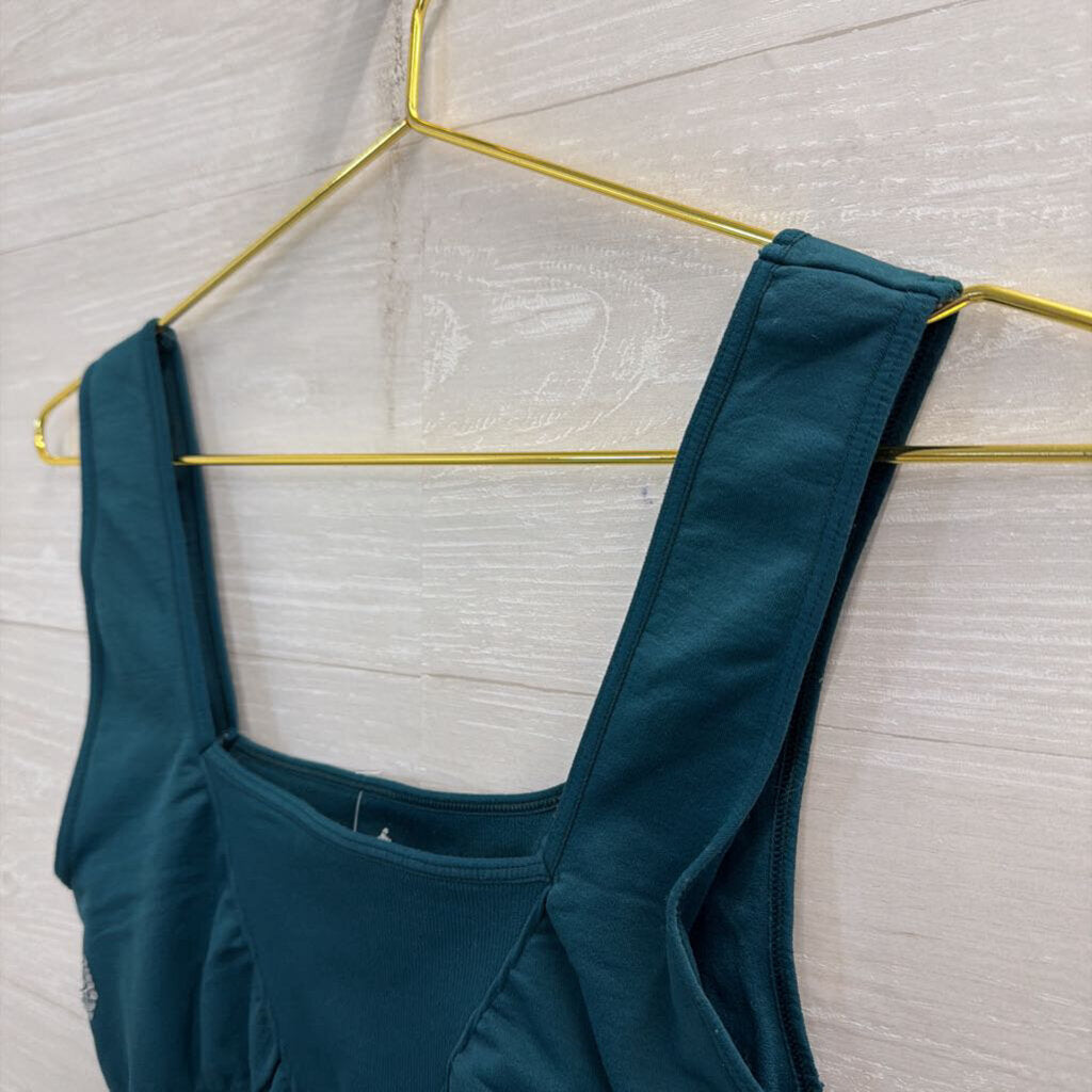 FP Movement Teal Cropped Athletic Top Medium/ Large