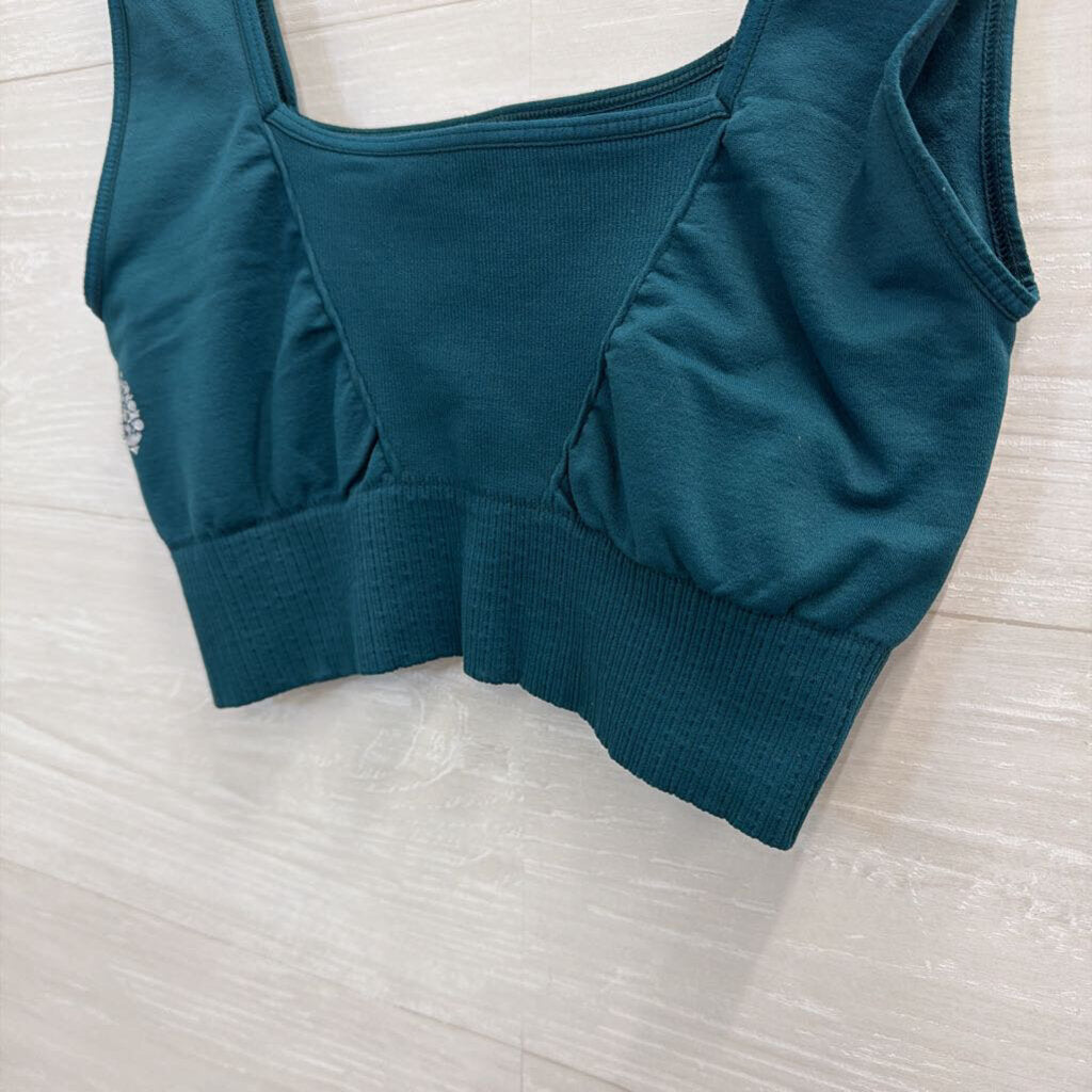 FP Movement Teal Cropped Athletic Top Medium/ Large