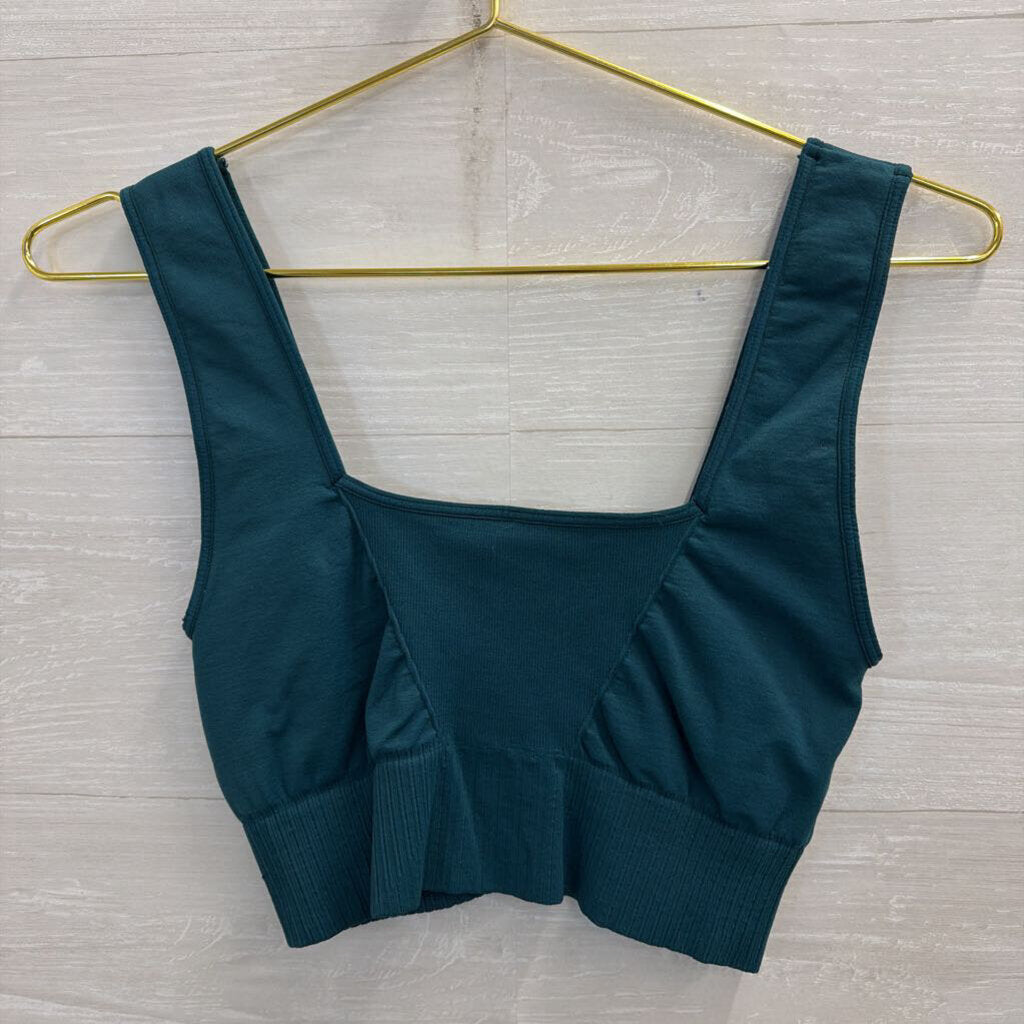 FP Movement Teal Cropped Athletic Top Medium/ Large