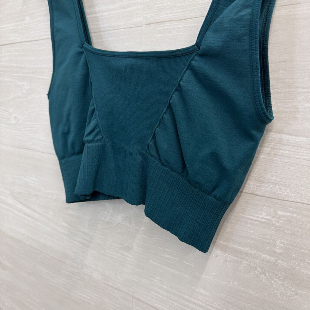 FP Movement Teal Cropped Athletic Top Medium/ Large