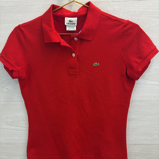 Lacoste Red Short Sleeve Polo Top 40