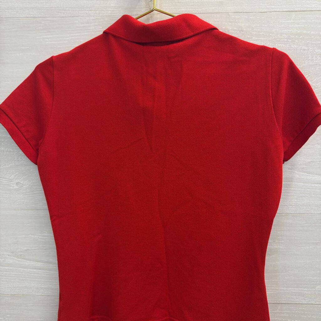 Lacoste Red Short Sleeve Polo Top 40