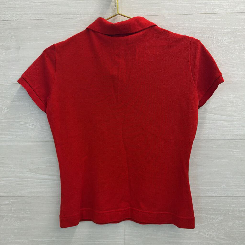 Lacoste Red Short Sleeve Polo Top 40