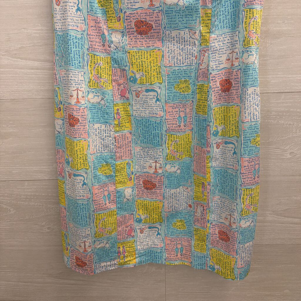 Lilly Pulitzer White/ Multi Written in the Stars Print Sleeveless Shift Dress 2