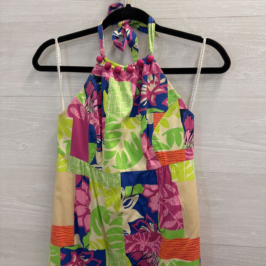 Lilly Pulitzer Pink/ Multi Print Halter Dress 2