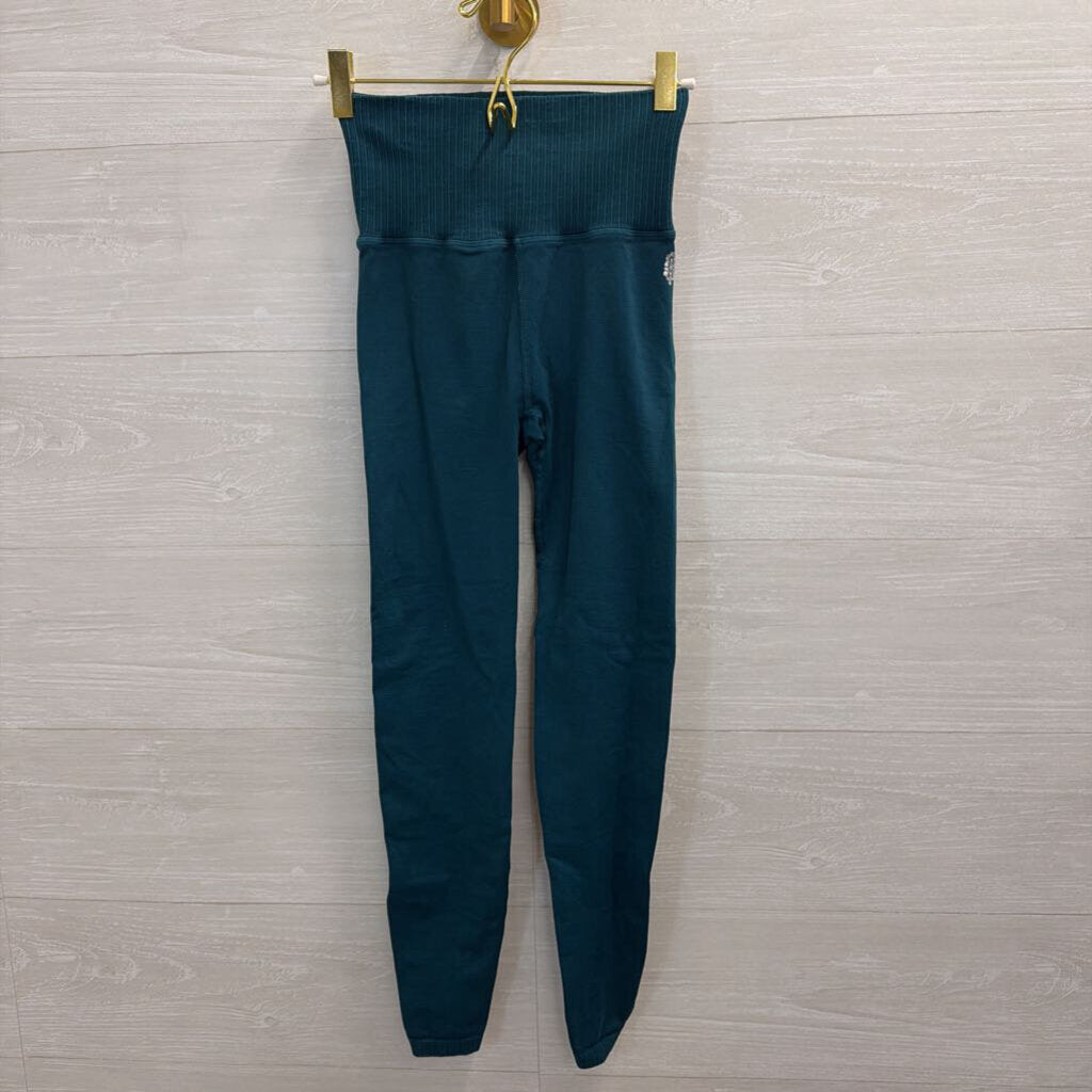 FP Movement Teal Athletic Leggings Extra Small/ Small