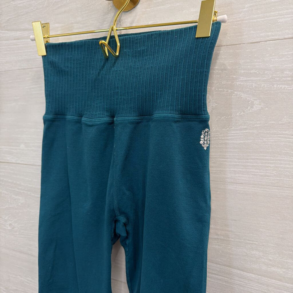 FP Movement Teal Athletic Leggings Extra Small/ Small