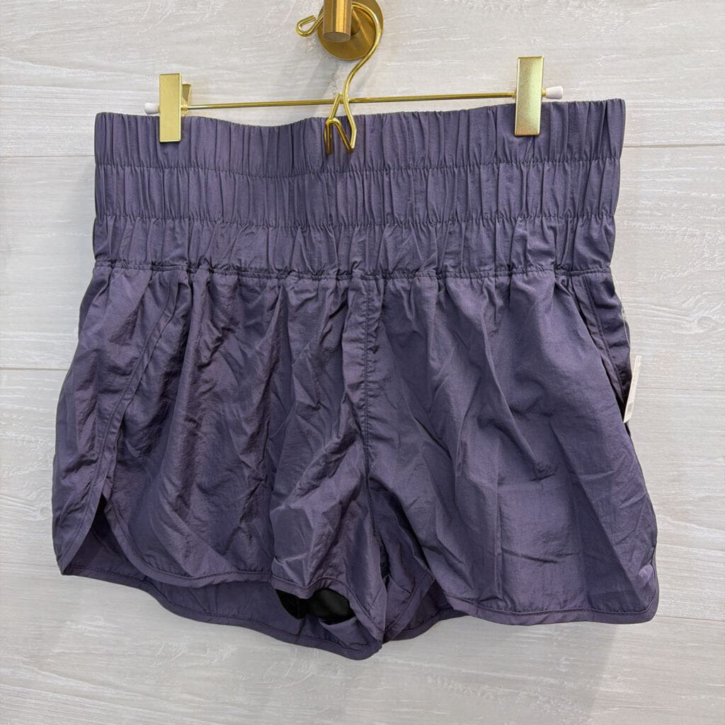 FP Movement Grey High Waisted Athletic Shorts Large